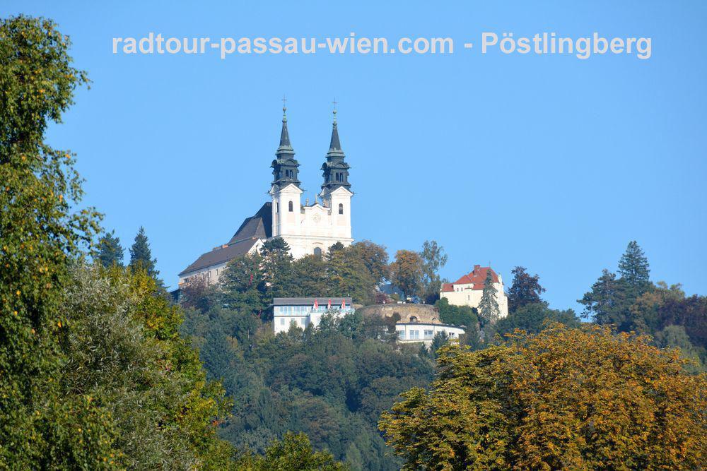 Cycling Passau-Vienna - Pilgrimage church on Poestlingberg Hill